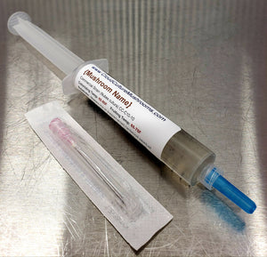 Blue Oyster (Pleurotus ostreatus) Commercial Liquid Culture